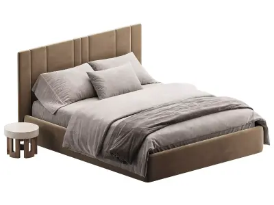 Massandra bed Low-poly 3D model