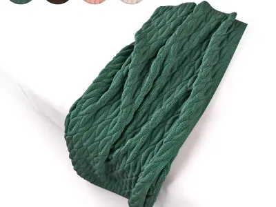 Set of blankets 3D model