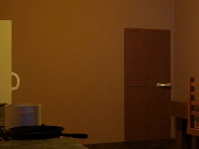 Soviet courtyard 3D model