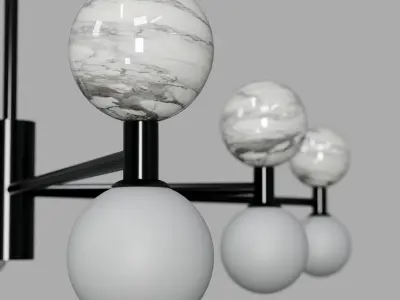 dalt aromas pendant light Low-poly 3D model