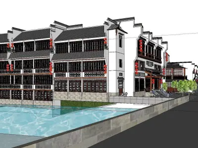 vacation spot-Resort-Fashion Leisure Hotel-0179 3D model