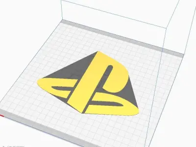 PLAYSTATION LAMP LED 3D print model
