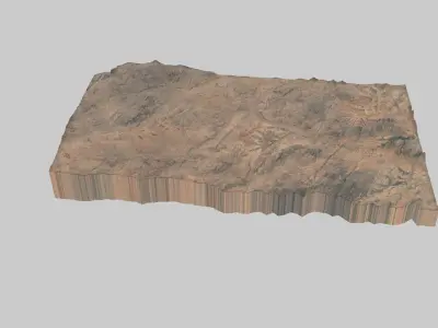 Mopti City Low-poly 3D model