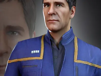 NX-01 Archer For G8M 3D model