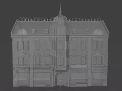 Czell Palace - Historic Landmark from Brasov 3D model
