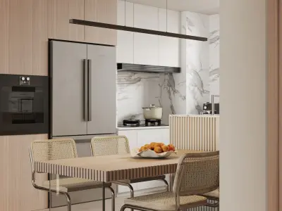 apartment interior scenes    3D model 9