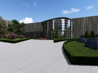 Lumion 12  Sports entertainment complex 3D model