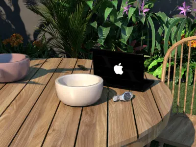 laos Happy Solitude Low-poly 3D model