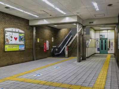 Osaka Subway station photogrammetry raw scan 3D model
