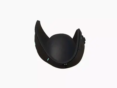 SciFi Pirate Hat A03 - Futuristic Character Design Low-poly 3D model