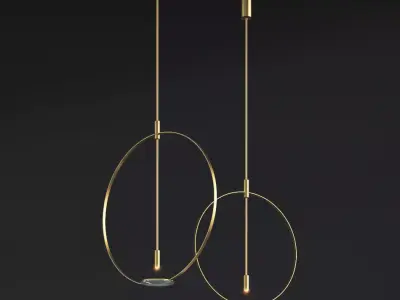 Magnifier Celing Pendant Lamp Formafantasma 3D model