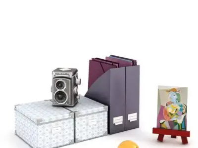 Office Desk Toys 3D model