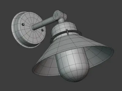 Wall Lamp Upplid 3D model