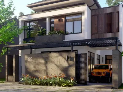 Lumion 11 SCENES PREMIUM EXTERIOR EFFECT READY 3D model