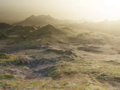 -Mountains Terrain V3- 3D model