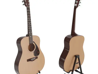 Guitar Yamaha F310 BLENDER 3D Model Cycles 3D model