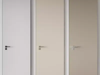  Door set 07 3D model