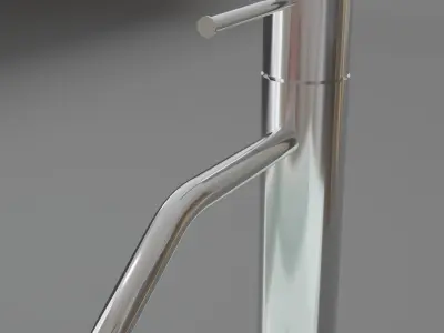 Modern Bathroom Sink 1 Low-poly 3D model