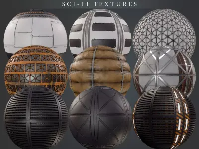 Sci Fi PBR Texture pack Texture