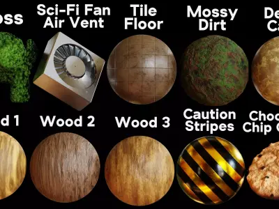 Blender Procedural Material Pack 13 Texture