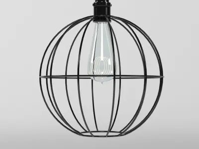 Hanging Lamp 015 3D model