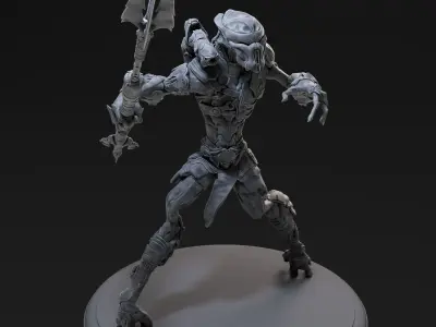 Alien Hunter 3d printable 3D print model