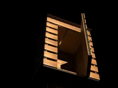 WC Outdoor 3D model