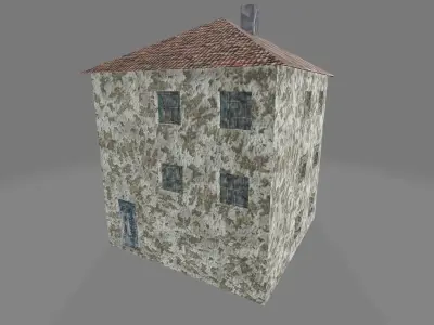 city pack Low-poly 3D model