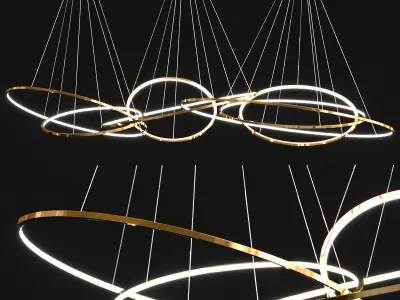 OvaL Rings Collection 3D model