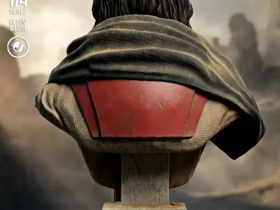 STAR WARS Malbus Portrait Bust 3D print model