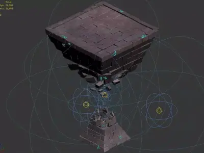 Titan Temple - Shitai 05 3D model