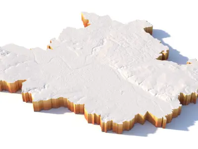 Dresden City Germany 3D model
