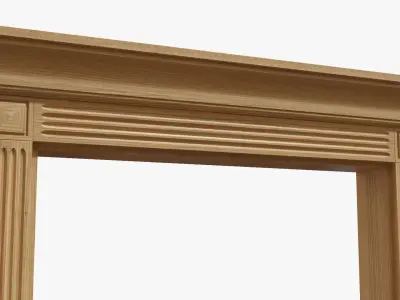 Door portal classic 02 3D model