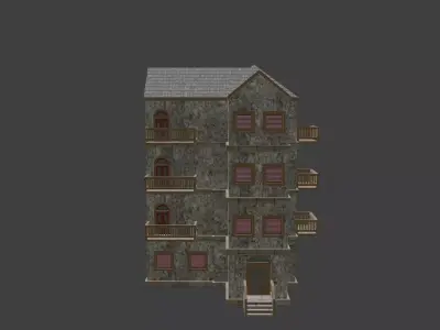 House Model 22 Low-poly 3D model