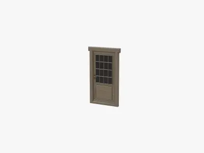 Door 07  Low-poly 3D model