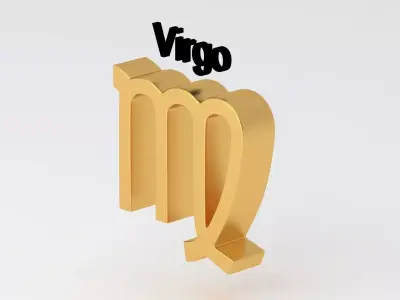 Astrological Sign virgo 3D model