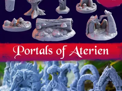 Portals of Atarien Full Set 3D print model