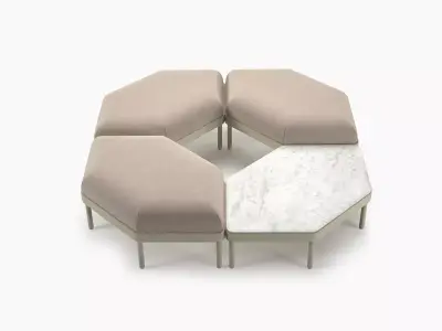 Mosaico coffee table blocks 3D model