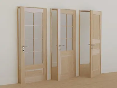 Classic door  Free 3D model purchase