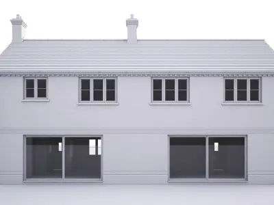 British House Trap Road Plot8-9 3D model