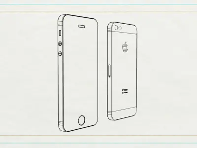 IPHONE 5S  Free low-poly 3D model