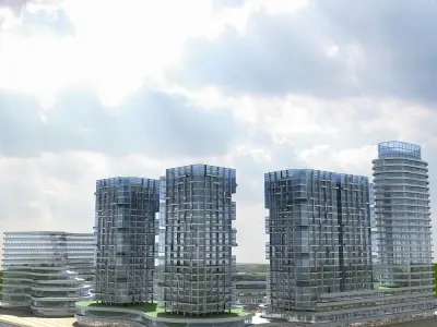 Cityscape 6 3D model