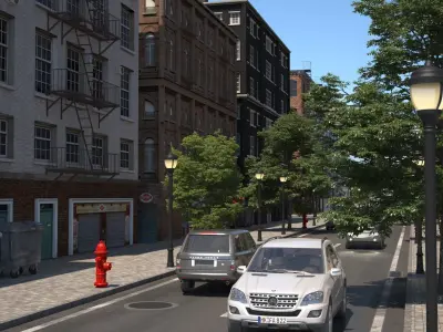City street 3D model purchase