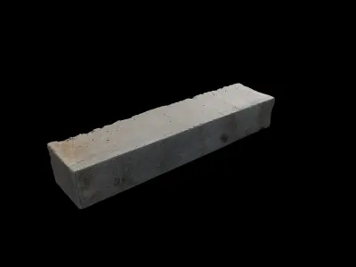 Anydrafts Road Stone 03 Low-poly 3D model