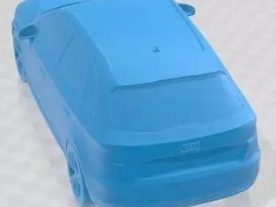 Audi A3 5 Doors S Line 2014 Printable Car 3D print model