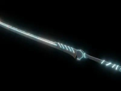 luminous sword 3D model