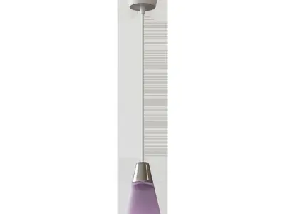 RESTAD RESTAD Pendant lamp cone pink 3D model