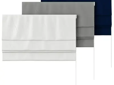 Roman Curtains 77 Pottery Barn Teen Classic Metro Roman 3D model