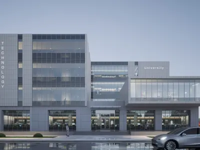 University Low-poly 3D model