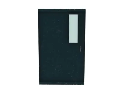 Metal door  Free low-poly 3D model